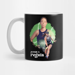 Jessica Pegula Cartoon Anime Mug